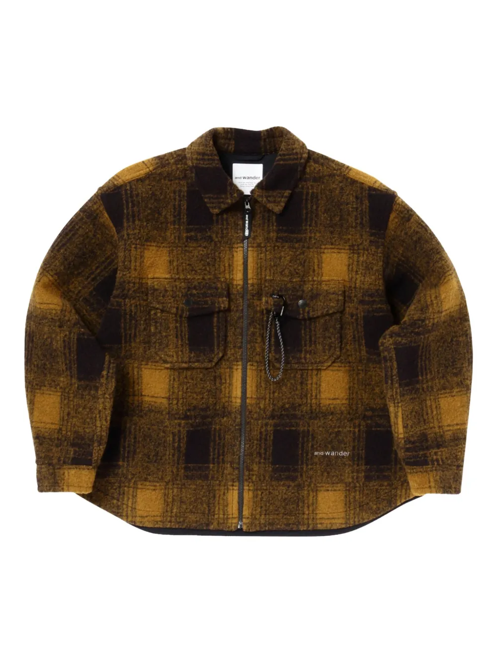 Куртка на молнии And Wander, желтый
Куртка на молнии And Wander, желтый