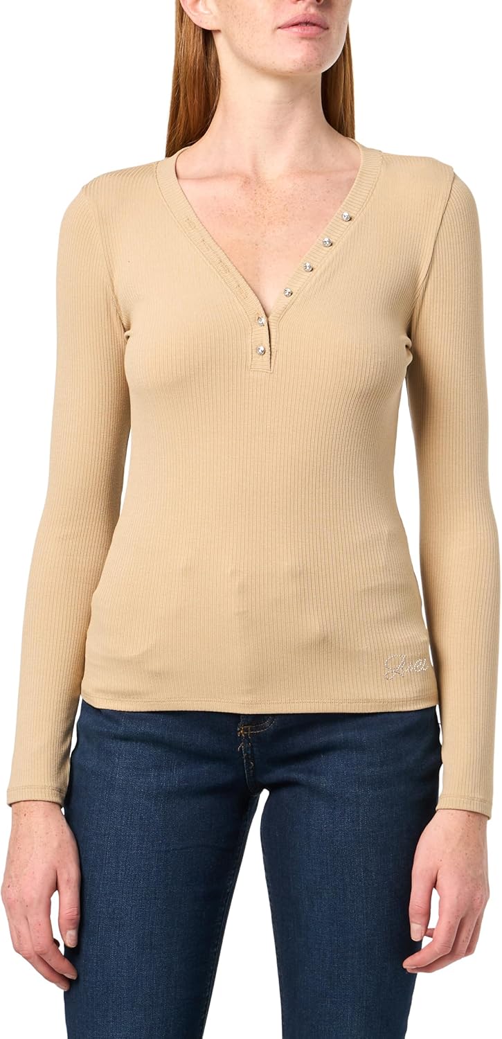 Женская экологичная удлиненная футболка Kyla Rib Henley GUESS, Travertine Sand, Бежевый, Женская экологичная удлиненная футболка Kyla Rib Henley GUESS, Travertine Sand
Женская экологичная удлиненная футболка Kyla Rib Henley GUESS, Travertine Sand, Бежевый, Женская экологичная удлиненная футболка Kyla Rib Henley GUESS, Travertine Sand