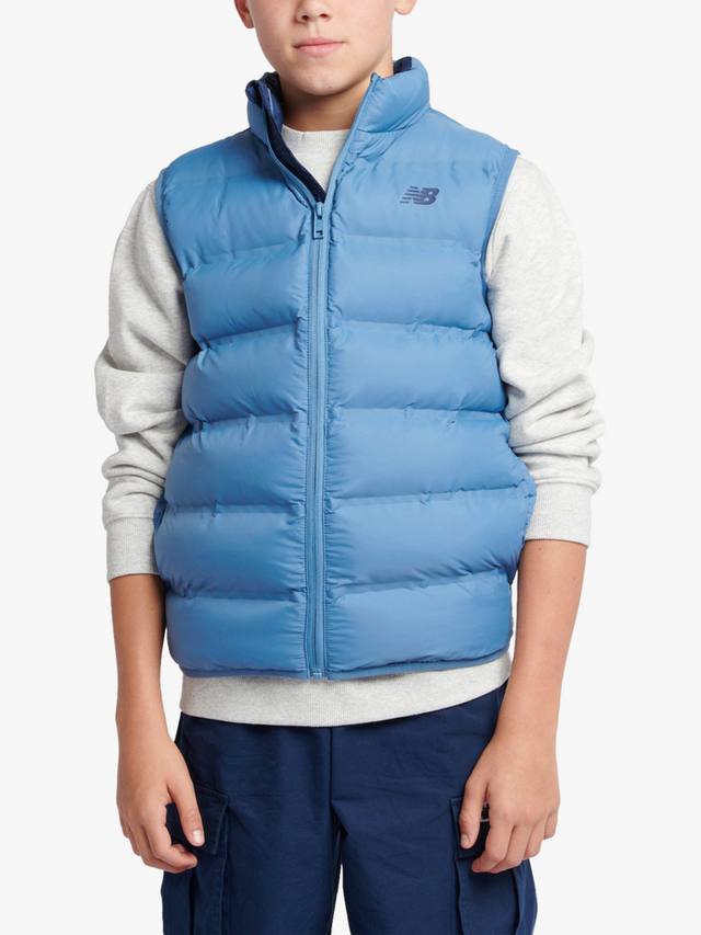 Детский стеганый жилет New Balance, Heron Blue
Детский стеганый жилет New Balance, Heron Blue