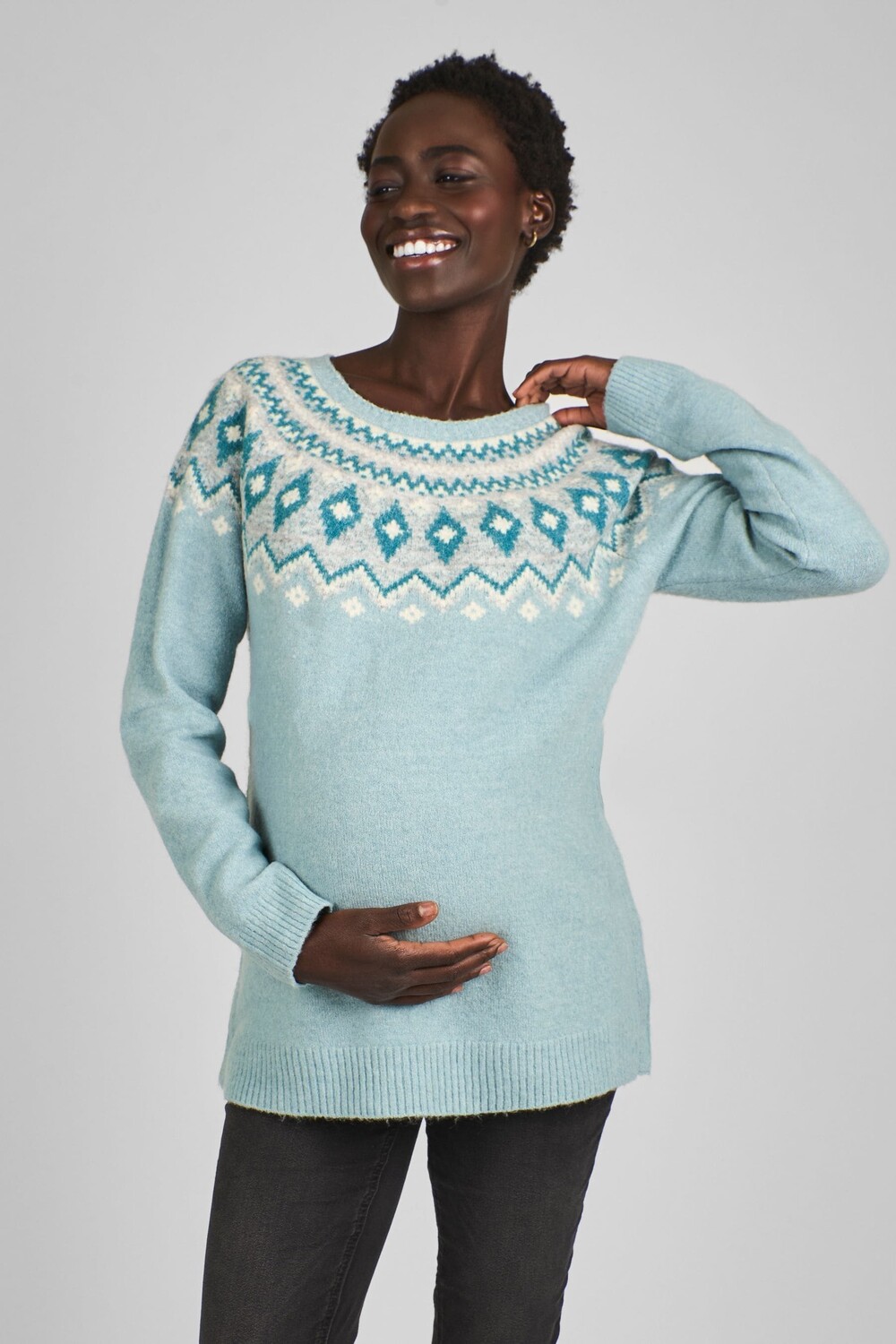 Джемпер с узором «фэр айл» для беременных и кормящих мам Jojo Maman Bébé, зеленый
Джемпер с узором «фэр айл» для беременных и кормящих мам Jojo Maman Bébé, зеленый