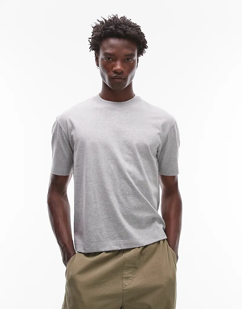 Футболка Topman классического кроя серо-меланжевого цвета
Футболка Topman классического кроя серо-меланжевого цвета