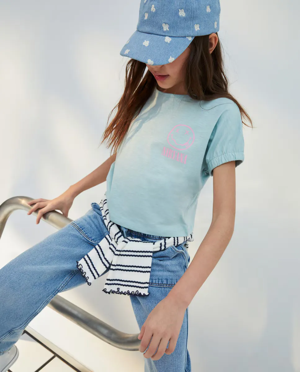 Футболка с короткими рукавами для девочек с лицензией Nirvana Kids El Corte Inglés, зеленый
Футболка с короткими рукавами для девочек с лицензией Nirvana Kids El Corte Inglés, зеленый