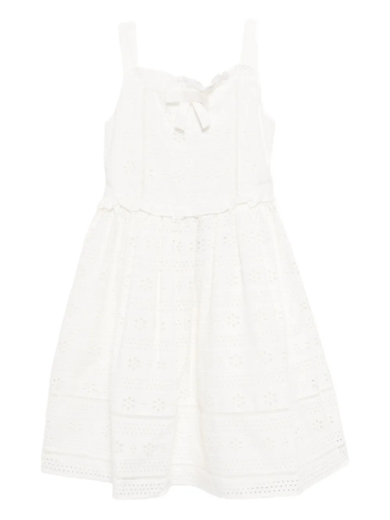 Платье Self-Portrait Kids из хлопка с вышивкой, белый
Платье Self-Portrait Kids из хлопка с вышивкой, белый