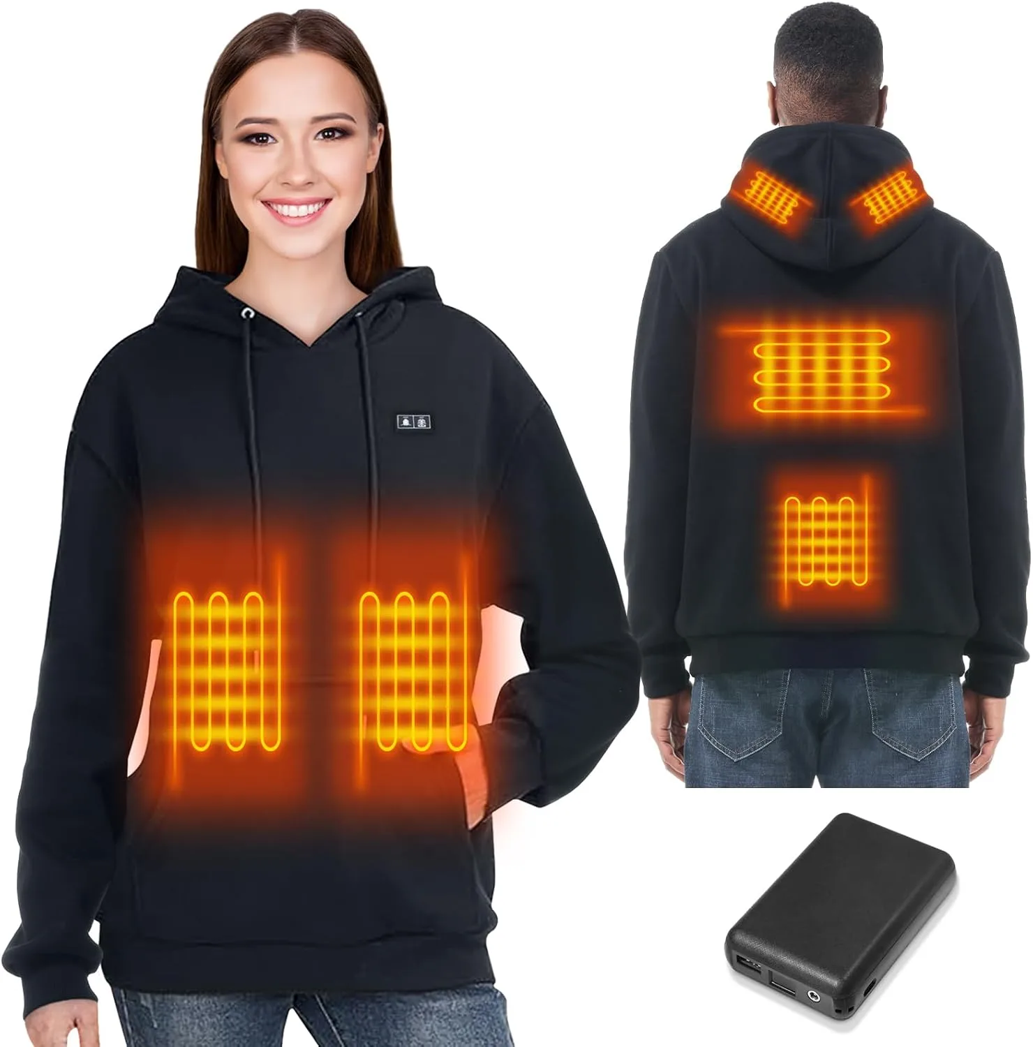 Толстовка с подогревом для мужчин и женщин, с 6 зонами обогрева и аккумулятором 7.4V WUEAOA
Толстовка с подогревом для мужчин и женщин, с 6 зонами обогрева и аккумулятором 7.4V WUEAOA