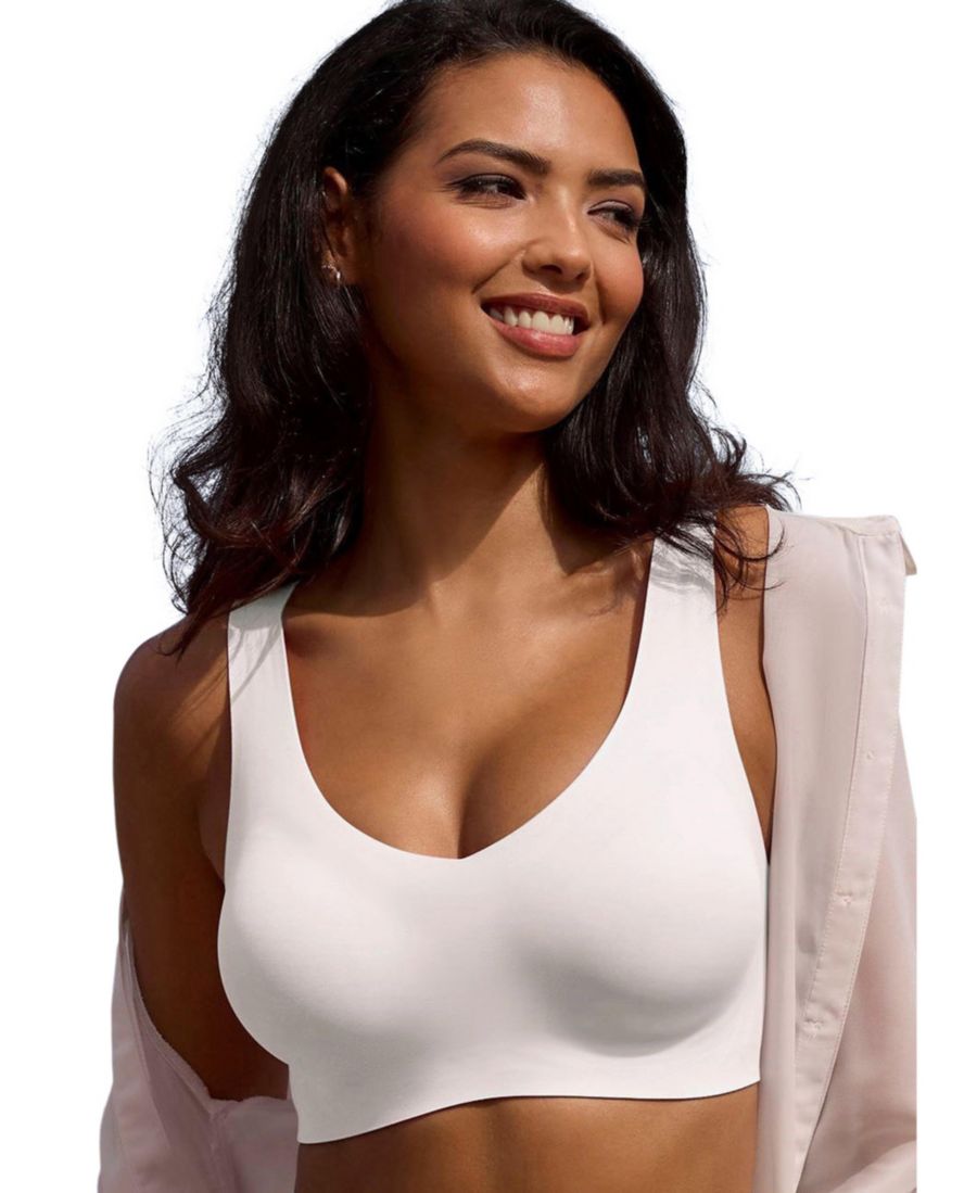 Женский бесшовный бюстгальтер-футболка с широкими бретелями LASCANA, White
Женский бесшовный бюстгальтер-футболка с широкими бретелями LASCANA, White