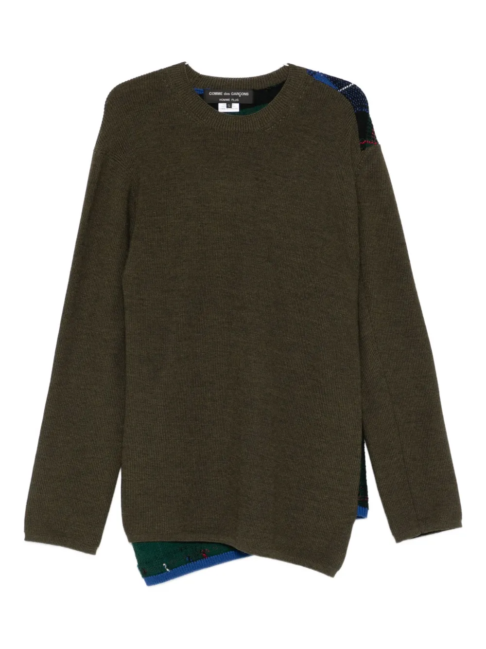 Свитер с ребристыми вставками Comme des Garçons Homme Plus, зеленый
Свитер с ребристыми вставками Comme des Garçons Homme Plus, зеленый