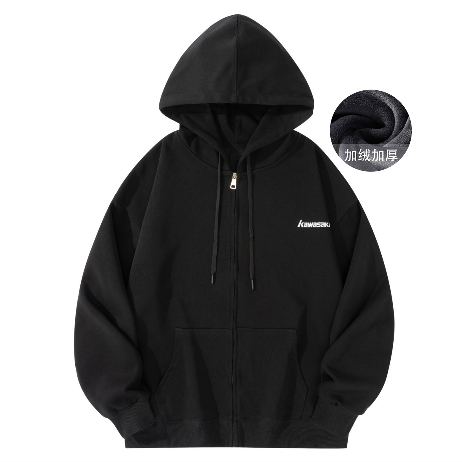 Унисекс свитшот Kawasaki, черный
Унисекс свитшот Kawasaki, черный