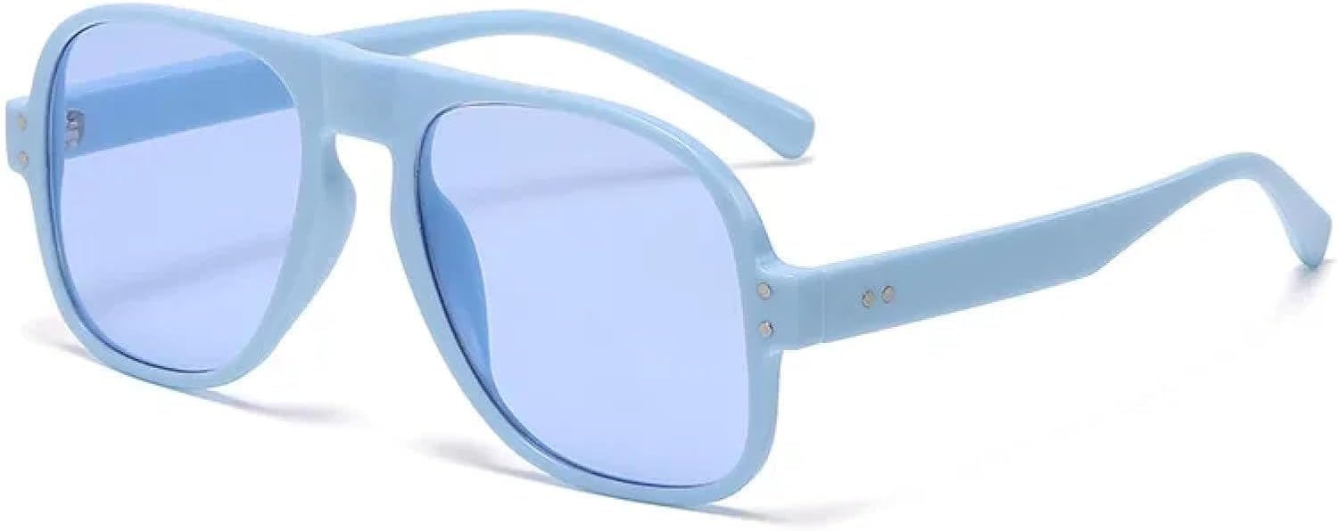 Солнцезащитные очки с защитой от УФ-излучения UV400 | Rivet Punk, увеличенная оправа | Для женщин и мужчин, для занятий спортом на открытом воздухе и вождения DSVIGF, Blue
Солнцезащитные очки с защитой от УФ-излучения UV400 | Rivet Punk, увеличенная оправа | Для женщин и мужчин, для занятий спортом на открытом воздухе и вождения DSVIGF, Blue