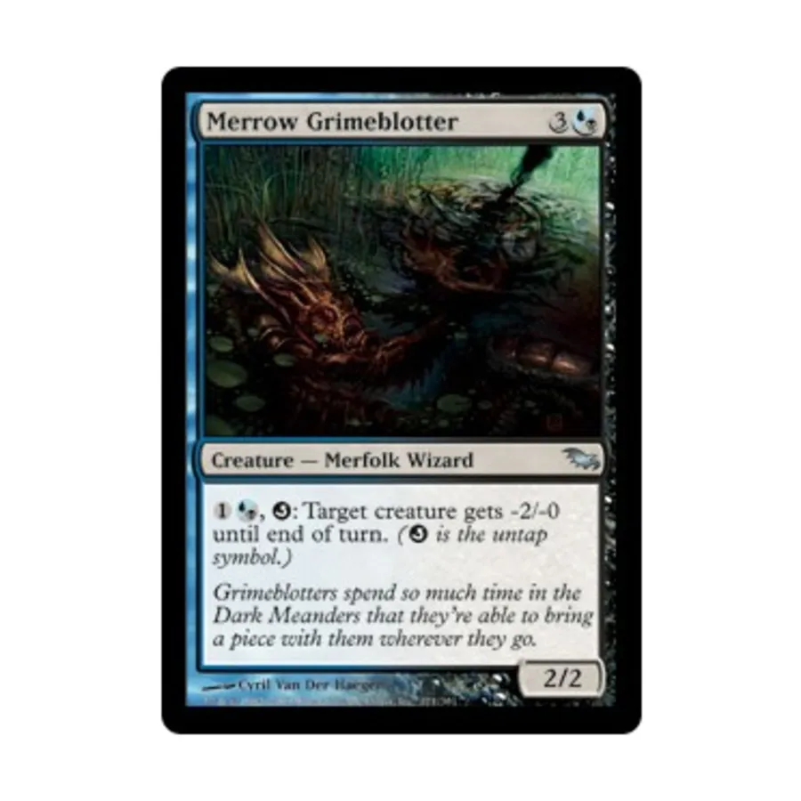 CCG Мерроу Граймблоттер (Ю), MTG - Shadowmoor
CCG Мерроу Граймблоттер (Ю), MTG - Shadowmoor