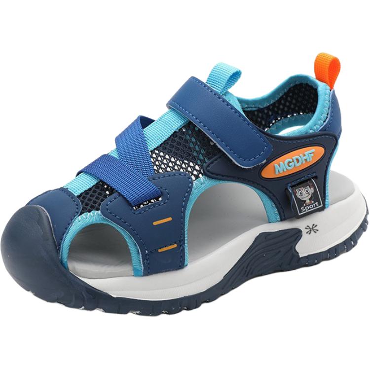 Детские сандалии с защитой от ударов и дышащие YUZHAOLIN, синий 
Детские сандалии с защитой от ударов и дышащие YUZHAOLIN, синий