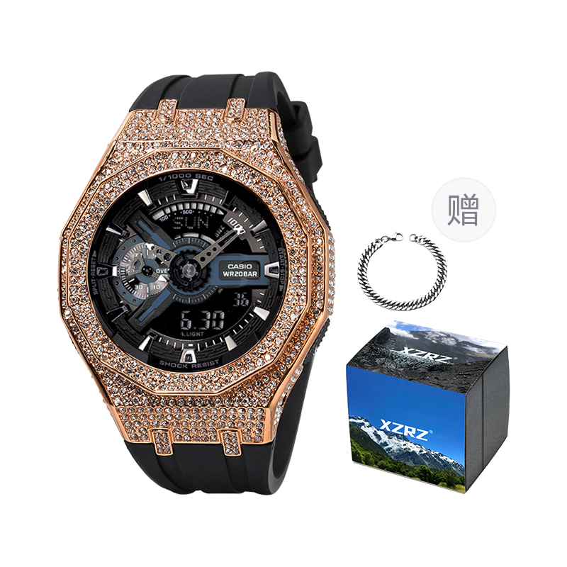 Унисекс часы CASIO с жидкокристаллическим/аналоговым двойным дисплеем 48,9 мм золотые
Унисекс часы CASIO с жидкокристаллическим/аналоговым двойным дисплеем 48,9 мм золотые