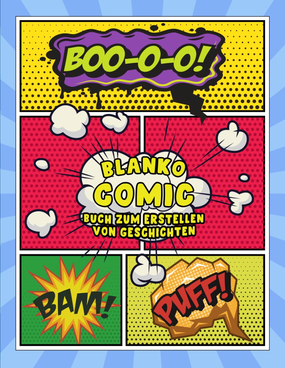 blanko Comic Buch zum Erstellen von Geschichten: Leere Templates zum Zeichnen von Comics und Mangas für Kinder und Erwachsene (German Edition) (Independently published)
blanko Comic Buch zum Erstellen von Geschichten: Leere Templates zum Zeichnen von Comics und Mangas für Kinder und Erwachsene (German Edition) (Independently published)