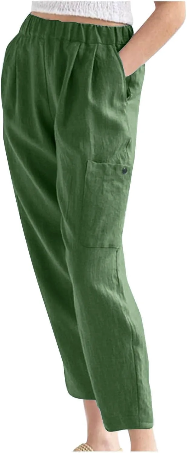 Женские брюки с высокой талией и карманом
Женские брюки с высокой талией и карманом