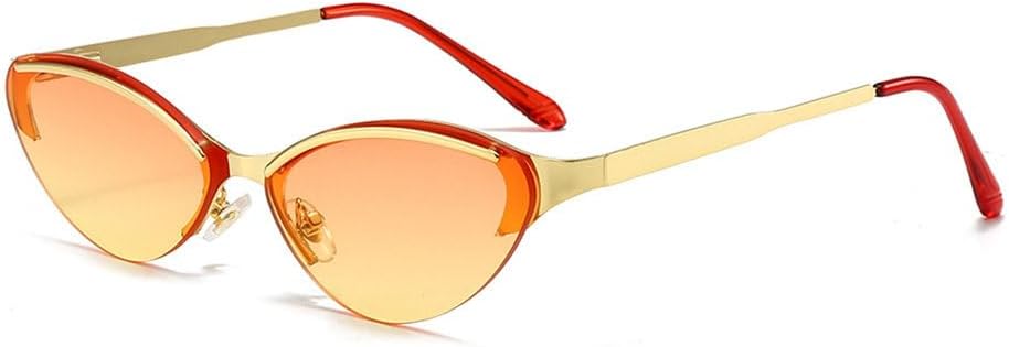 LVTFCO Модные солнцезащитные очки в металлической безрамке, с дужками-«рогами», «кошачий глаз», женские очки для уличной фотографии, солнцезащитные очки для активного отдыха, Orange
LVTFCO Модные солнцезащитные очки в металлической безрамке, с дужками-«рогами», «кошачий глаз», женские очки для уличной фотографии, солнцезащитные очки для активного отдыха, Orange