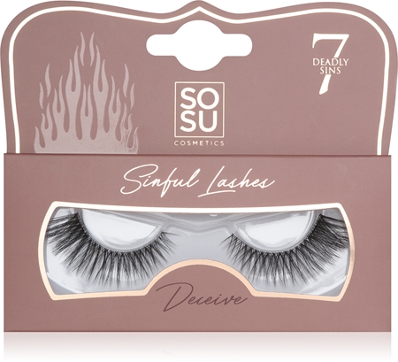 Накладные ресницы SOSU Cosmetics Deadly Sins Lashes, Deceive 1 szt.
Накладные ресницы SOSU Cosmetics Deadly Sins Lashes, Deceive 1 szt.