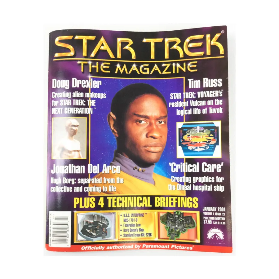 Журнал Vol. 1 #21 "Doug Drexler, Johnathan Del Arco, Tim Russ", Star Trek - The Magazine
Журнал Vol. 1 #21 "Doug Drexler, Johnathan Del Arco, Tim Russ", Star Trek - The Magazine