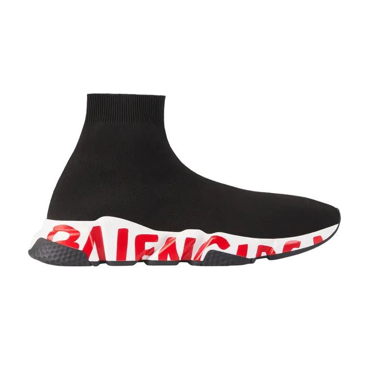 Кроссовки Balenciaga Speed Trainer 'Graffiti - Black Red', черный
Кроссовки Balenciaga Speed Trainer 'Graffiti - Black Red', черный
