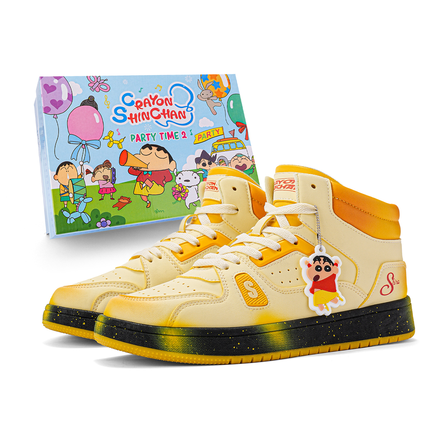 Crayon Shinchan Юношеские и девчачьи скейтерские кеды Unisex - подарочный набор в лимонной упаковке, цвет Lemon-Gift Box Set
Crayon Shinchan Юношеские и девчачьи скейтерские кеды Unisex - подарочный набор в лимонной упаковке, цвет Lemon-Gift Box Set