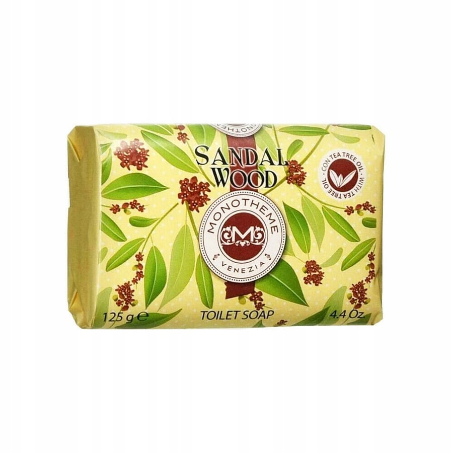 Monotheme SANDAL WOOD - кусковое мыло - 125 г
Monotheme SANDAL WOOD - кусковое мыло - 125 г