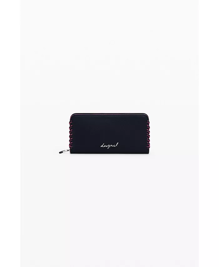 Женский кошелек Medium с отстегивающимся ремешком под кожу Desigual, черный
Женский кошелек Medium с отстегивающимся ремешком под кожу Desigual, черный