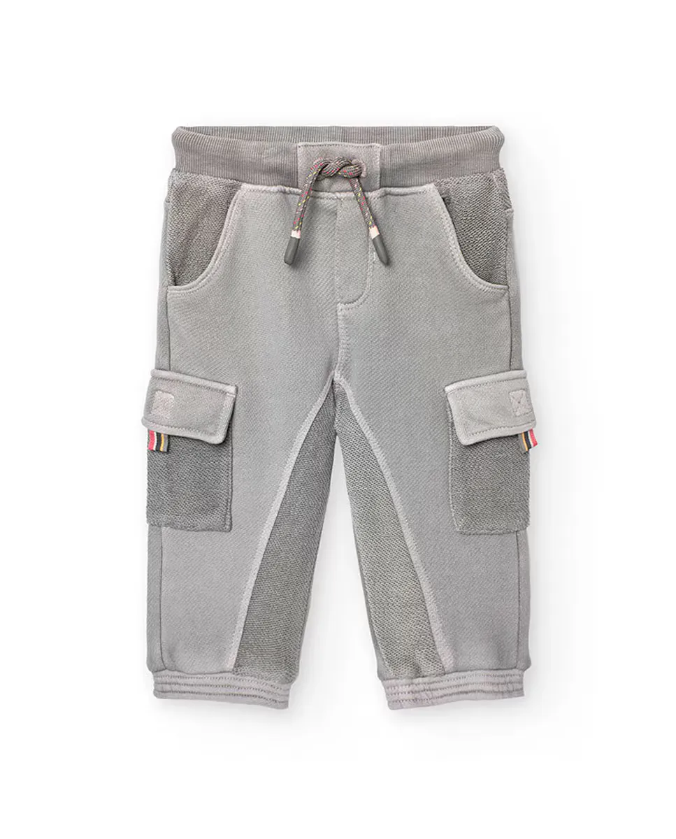 Спортивные брюки для мальчика с карманами-карго и кулиской Boboli, цвет Topo
Спортивные брюки для мальчика с карманами-карго и кулиской Boboli, цвет Topo