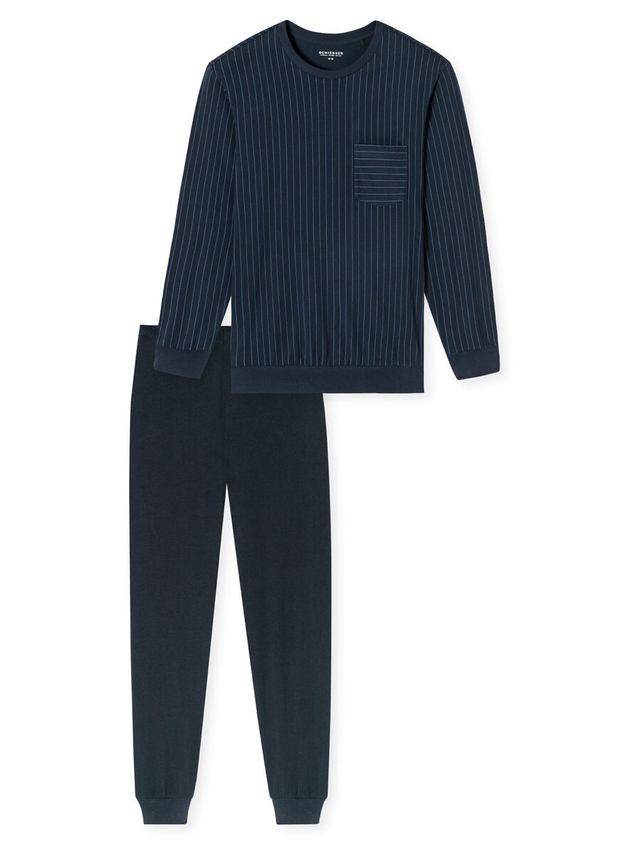 Длинная пижама SCHIESSER Comfort Essentials, синий
Длинная пижама SCHIESSER Comfort Essentials, синий