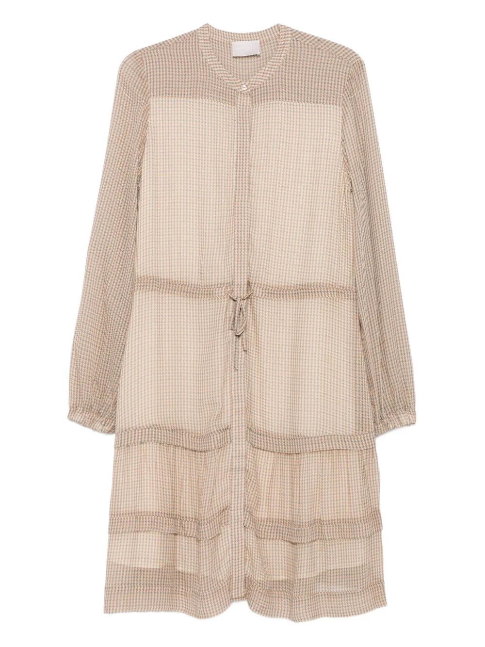 Ярусное платье в ломаную клетку Hemisphere, нейтральный
Ярусное платье в ломаную клетку Hemisphere, нейтральный