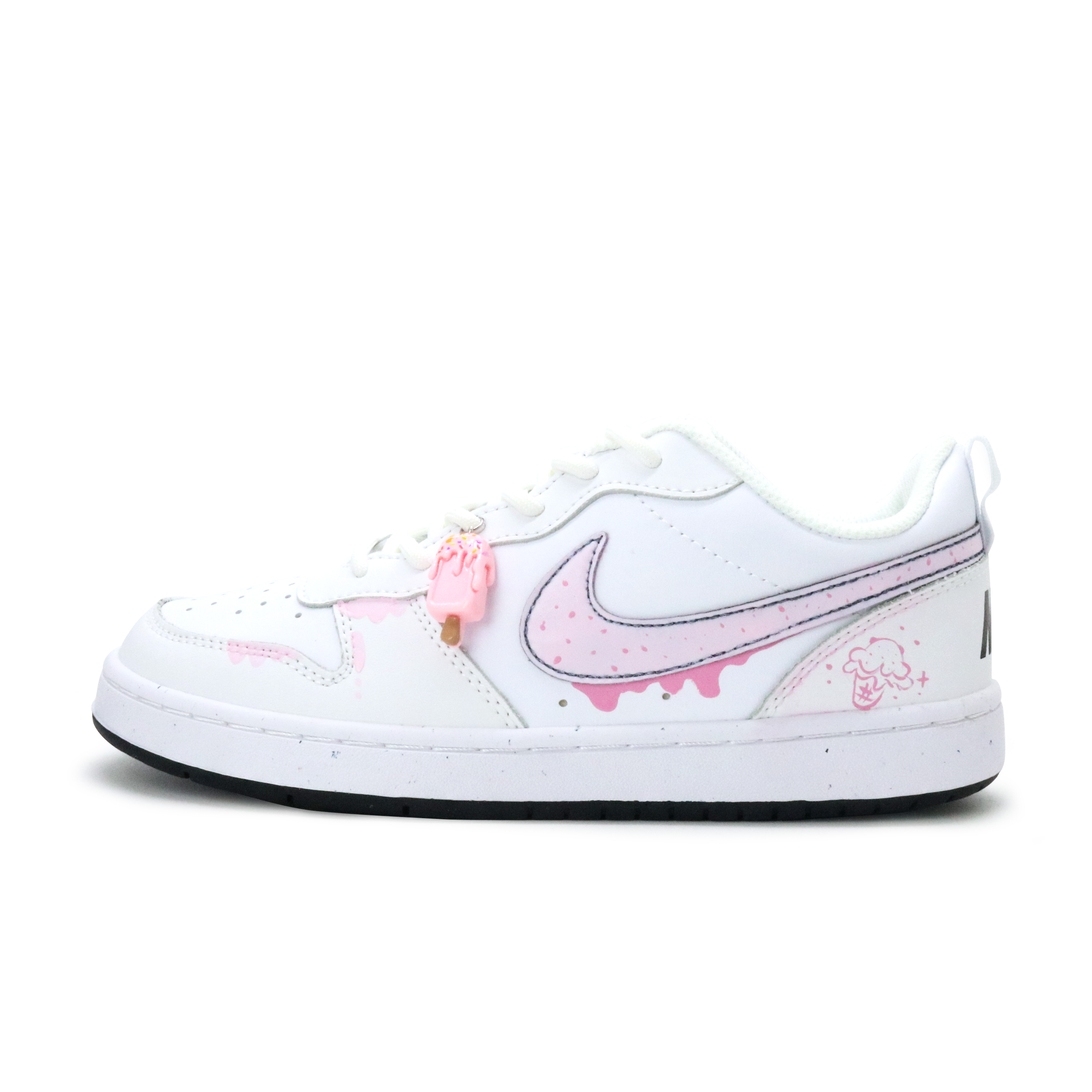 Nike Детские кроссовки для скейтбординга Court Borough Strawberry Ice Cream с защитой от истирания, с низким верхом, для подростков
Nike Детские кроссовки для скейтбординга Court Borough Strawberry Ice Cream с защитой от истирания, с низким верхом, для подростков