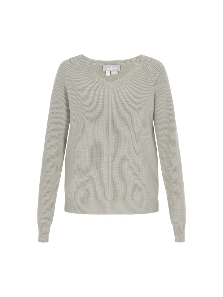Usha Женский свитер цвета шалфея
Usha Женский свитер цвета шалфея