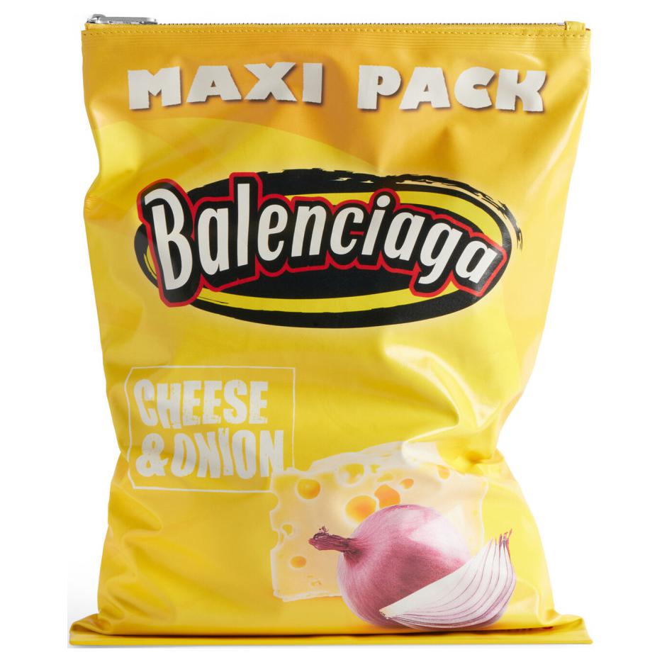 Гладкая телячья кожа Сумка-клатч в виде пачки чипсов Женская Желтый Balenciaga
Гладкая телячья кожа Сумка-клатч в виде пачки чипсов Женская Желтый Balenciaga