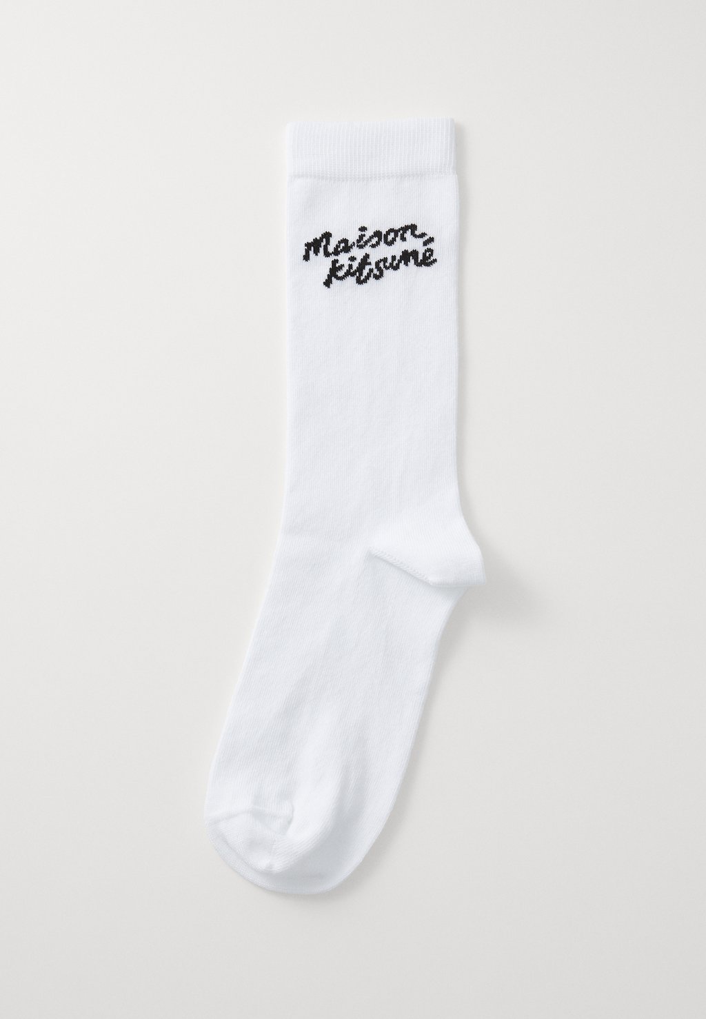Носки HANDWRITING SOCKS UNISEX Maison Kitsuné, белый 
Носки HANDWRITING SOCKS UNISEX Maison Kitsuné, белый