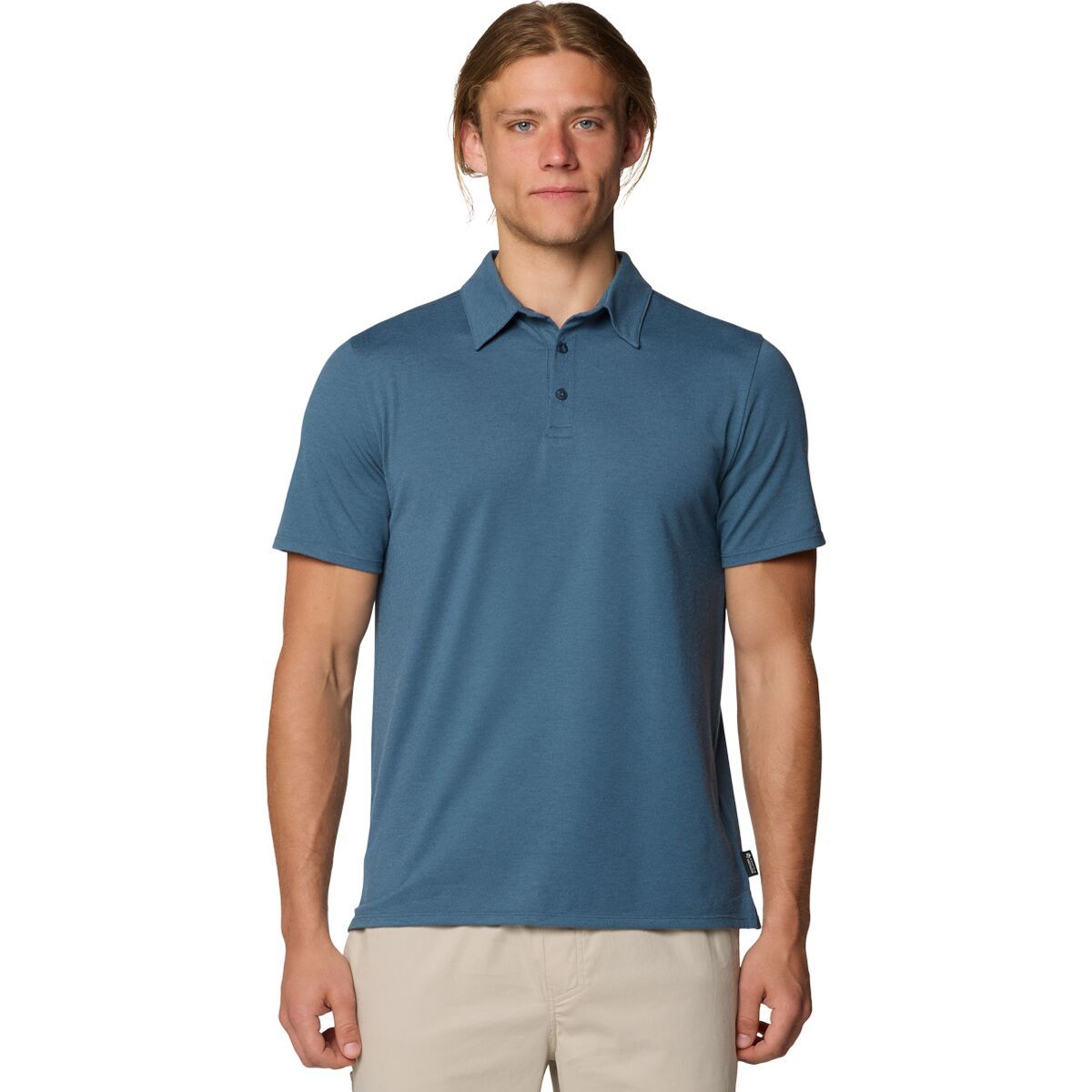 Поло с низким вырезом Mountain Hardwear, голубой
Поло с низким вырезом Mountain Hardwear, голубой