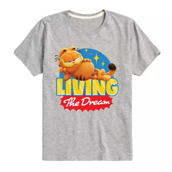 Футболка для мальчиков 8-20 лет с принтом "Гарфилд в кино: Живи мечтой" Licensed Character, серый
Футболка для мальчиков 8-20 лет с принтом "Гарфилд в кино: Живи мечтой" Licensed Character, серый