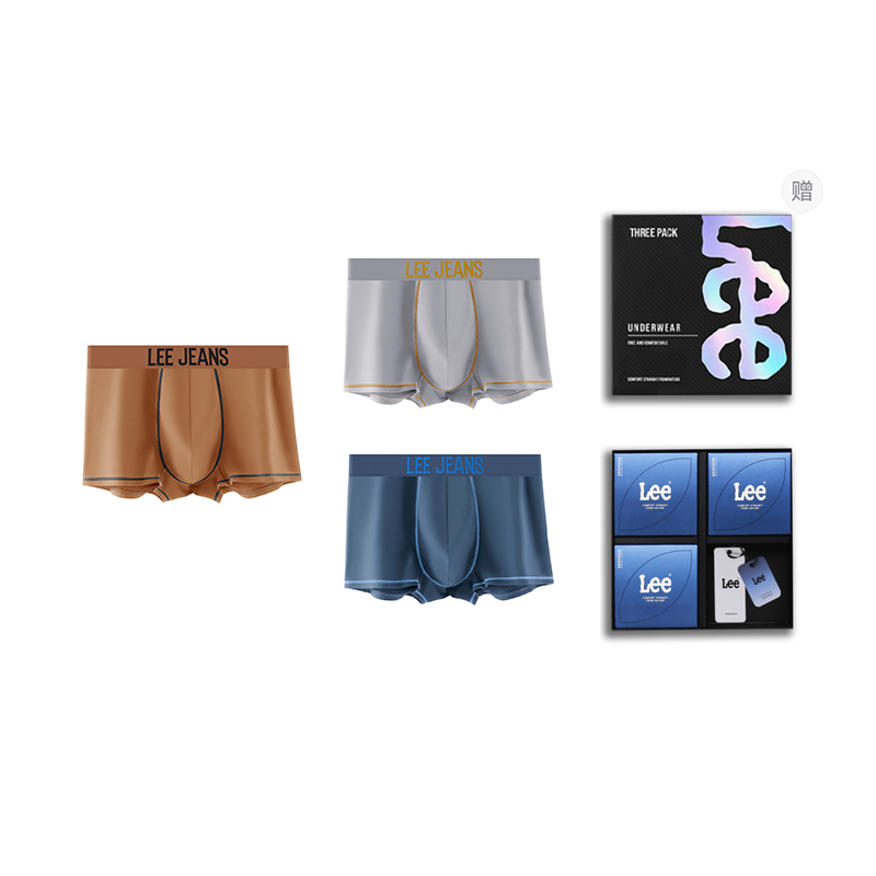 Подарочный набор мужских трусов Lee, серо-голубой
Подарочный набор мужских трусов Lee, серо-голубой