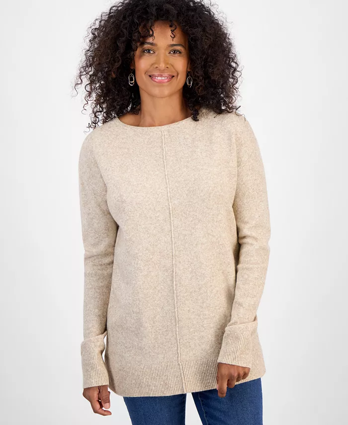 Женский свитер-туника Luxsoft с передним швом Style & Co, загар/бежевый
Женский свитер-туника Luxsoft с передним швом Style & Co, загар/бежевый