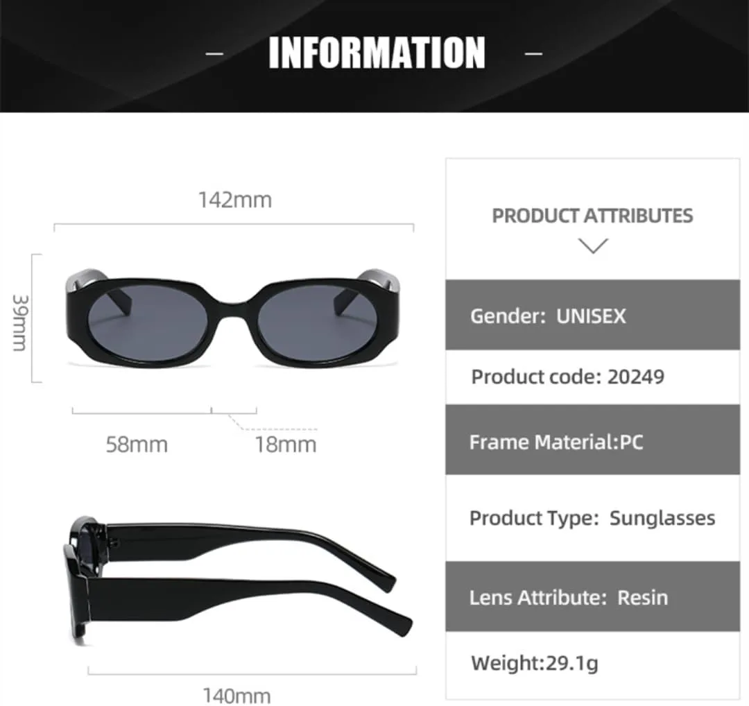 Небольшие популярные солнцезащитные очки для женщин и мужчин в стиле ретро с градиентным покрытием и защитой от УФ-излучения UV400 (черные) TVTBBVV, Black Black
Небольшие популярные солнцезащитные очки для женщин и мужчин в стиле ретро с градиентным покрытием и защитой от УФ-излучения UV400 (черные) TVTBBVV, Black Black