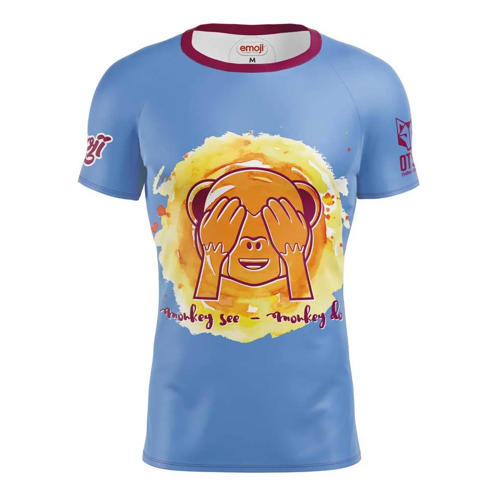 Футболка с коротким рукавом Otso Emoji Monkey See, синий
Футболка с коротким рукавом Otso Emoji Monkey See, синий