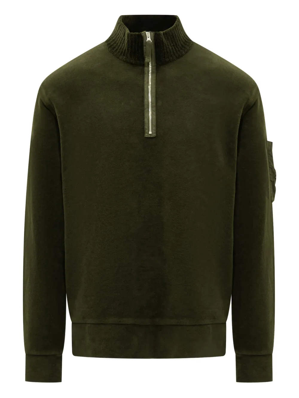 Свитшот с карманом и наполовину молнией C.P. Company, черный
Свитшот с карманом и наполовину молнией C.P. Company, черный