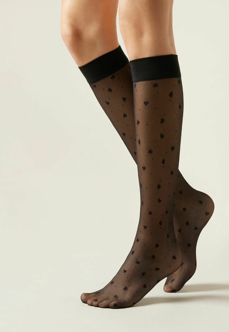 Носки Calzedonia Knee high socks, Schwarz Black Hearts Dot/Mottled Black
Носки Calzedonia Knee high socks, Schwarz Black Hearts Dot/Mottled Black