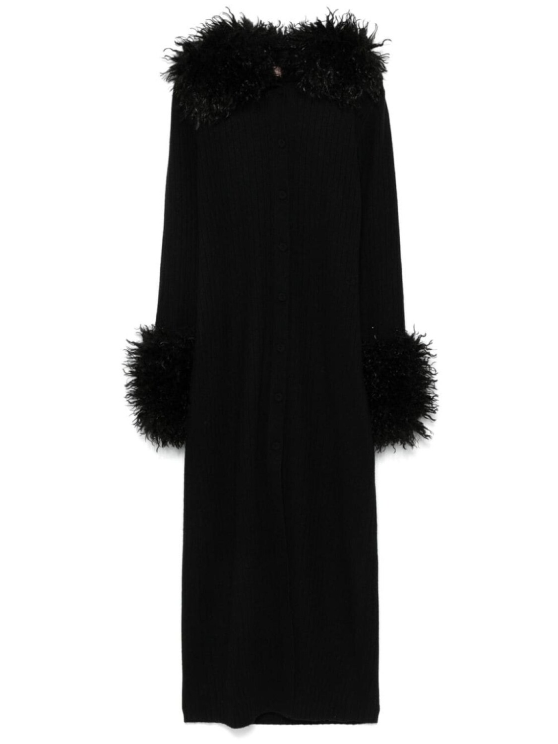 Платье миди в рубчик TWINSET, черный
Платье миди в рубчик TWINSET, черный