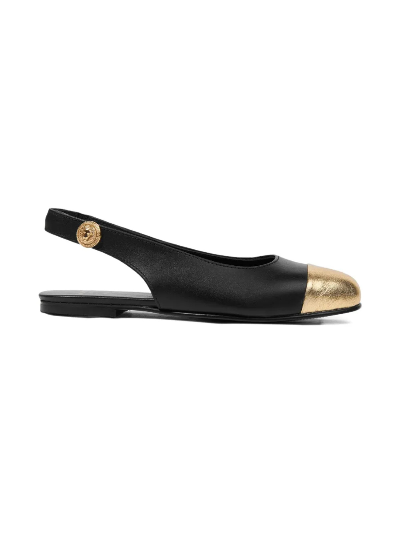 Кожаные балетки Balmain Kids, черный
Кожаные балетки Balmain Kids, черный