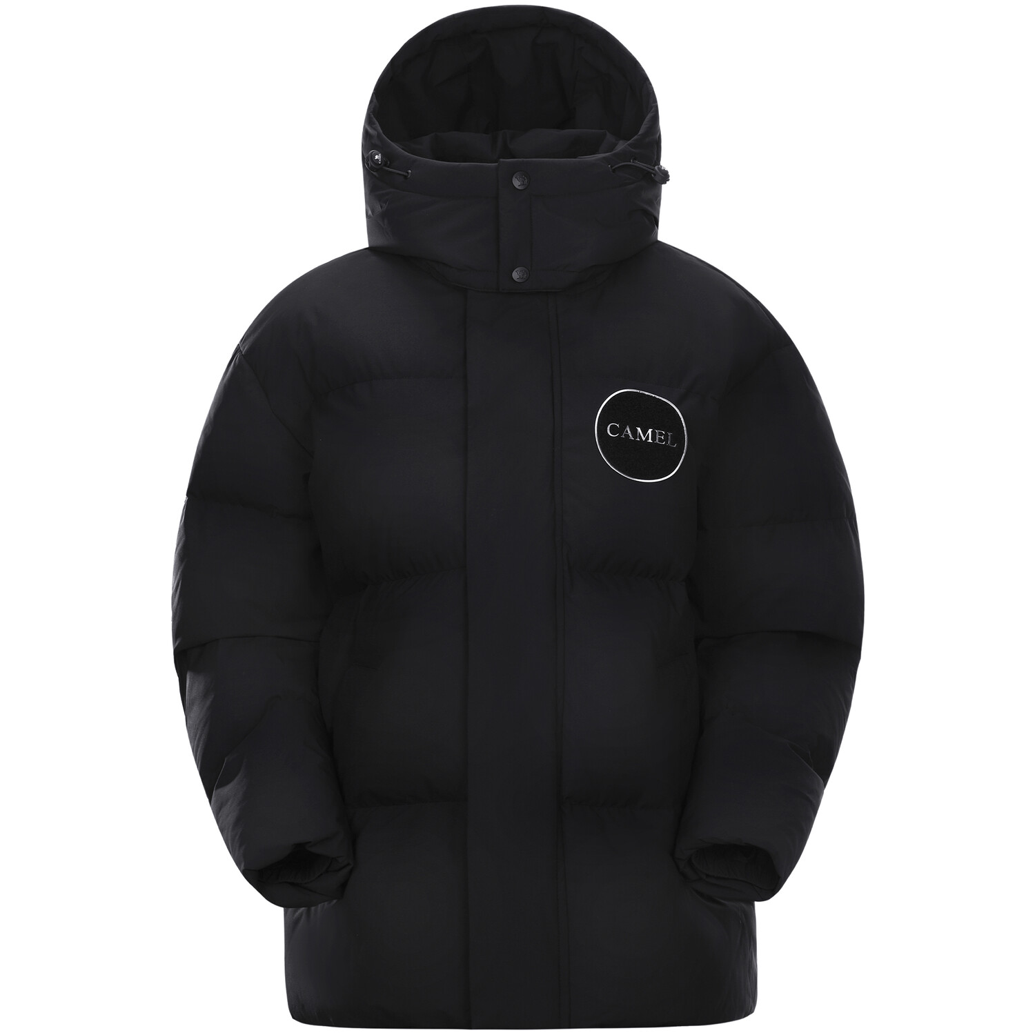 Теплая флисовая куртка-пуховик унисекс Camel, цвет Phantom Black 
Теплая флисовая куртка-пуховик унисекс Camel, цвет Phantom Black