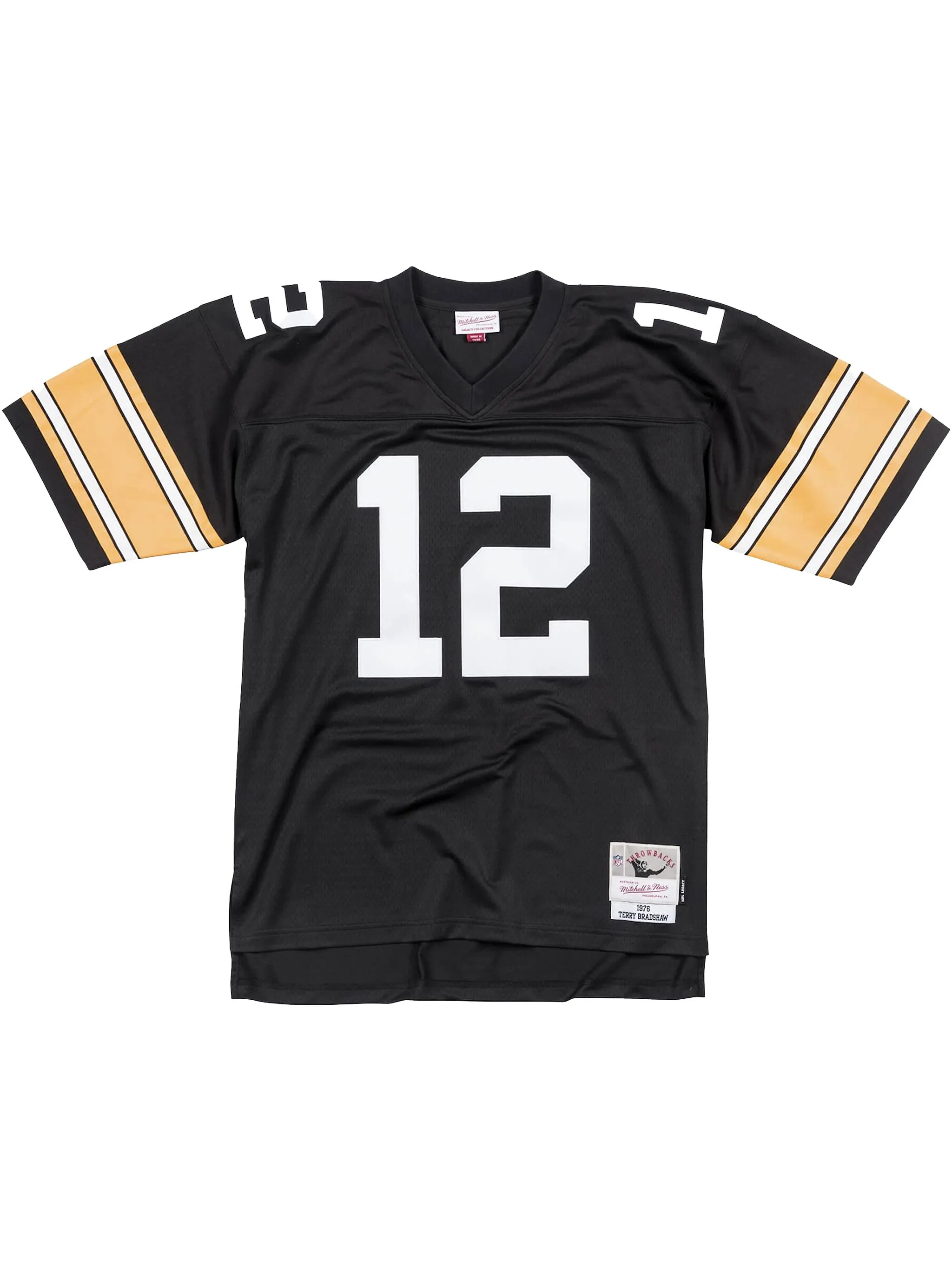 Топ 1976/77 Terry Bradshaw Pittsburgh Steelers Legacy Mitchell & Ness, черный
Топ 1976/77 Terry Bradshaw Pittsburgh Steelers Legacy Mitchell & Ness, черный