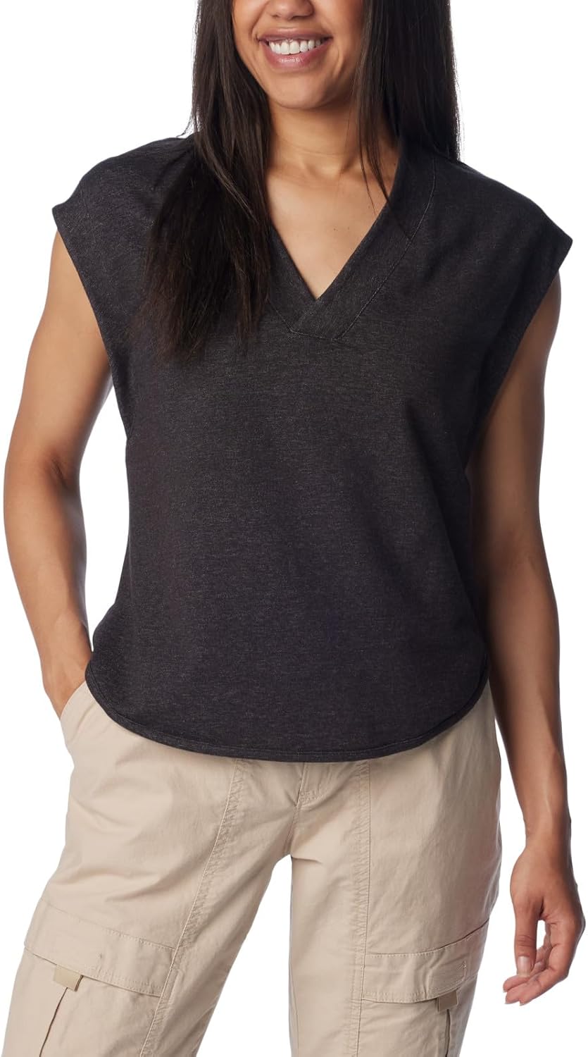Columbia Womens Sage Lookout French Terry Top, Black
Columbia Womens Sage Lookout French Terry Top, Black