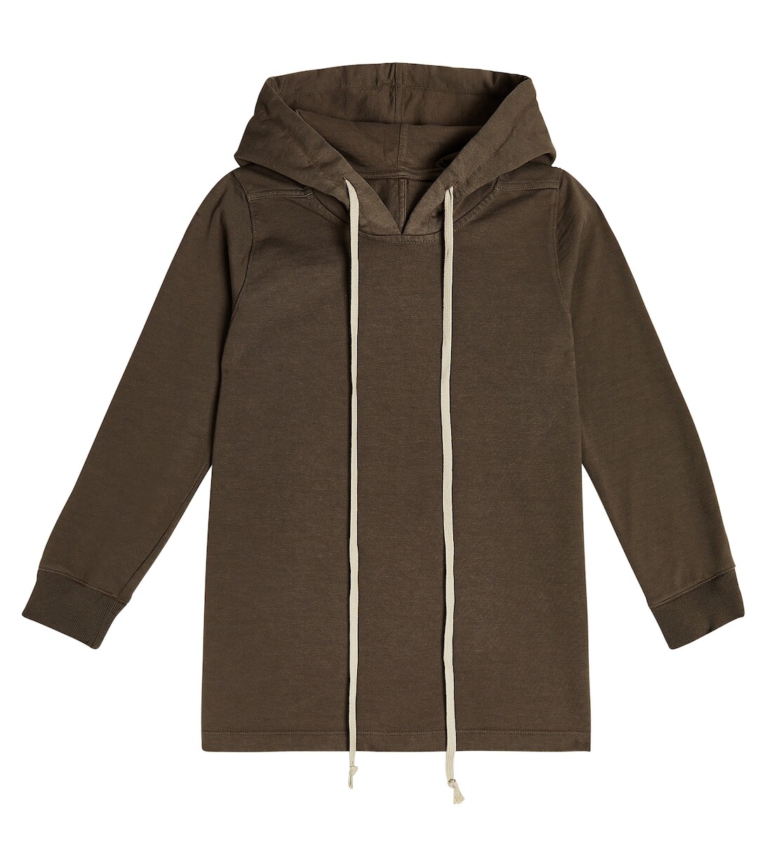 Толстовка из хлопкового джерси Rick Owens, нейтральный
Толстовка из хлопкового джерси Rick Owens, нейтральный