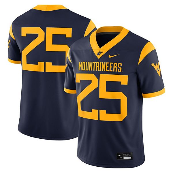 Мужская футболка #25 navy West Virginia Mountaineers limited home game Nike
Мужская футболка #25 navy West Virginia Mountaineers limited home game Nike