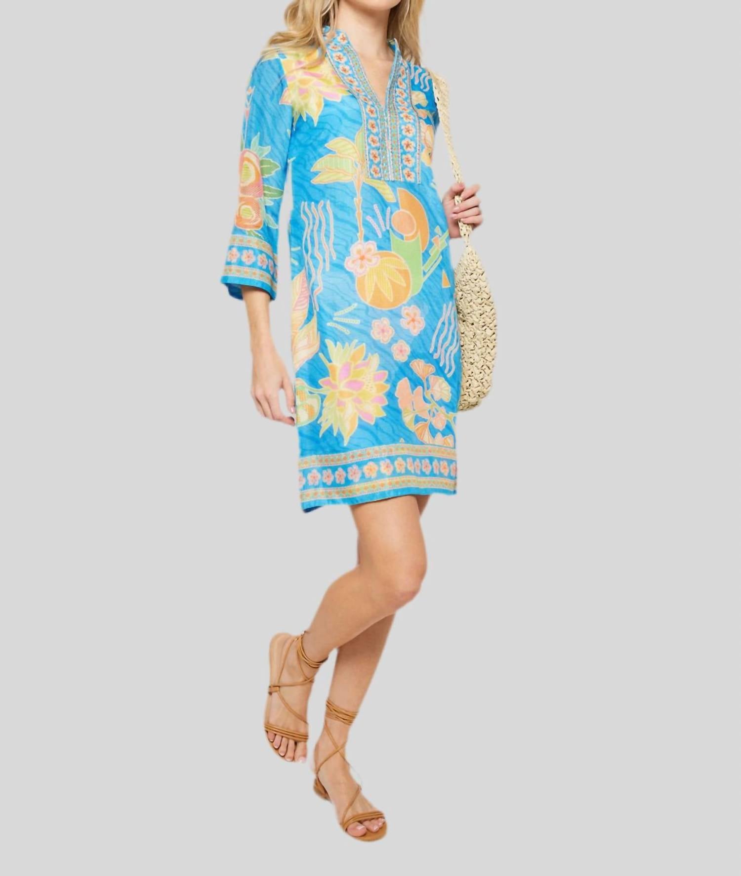 Платье-туника «Багама» синего цвета Bella tu
Платье-туника «Багама» синего цвета Bella tu