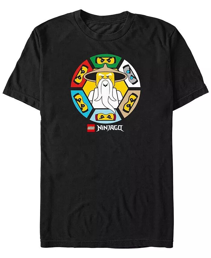 Мужская футболка с коротким рукавом Lego Ninjago Be Ninja Fifth Sun, черный 
Мужская футболка с коротким рукавом Lego Ninjago Be Ninja Fifth Sun, черный