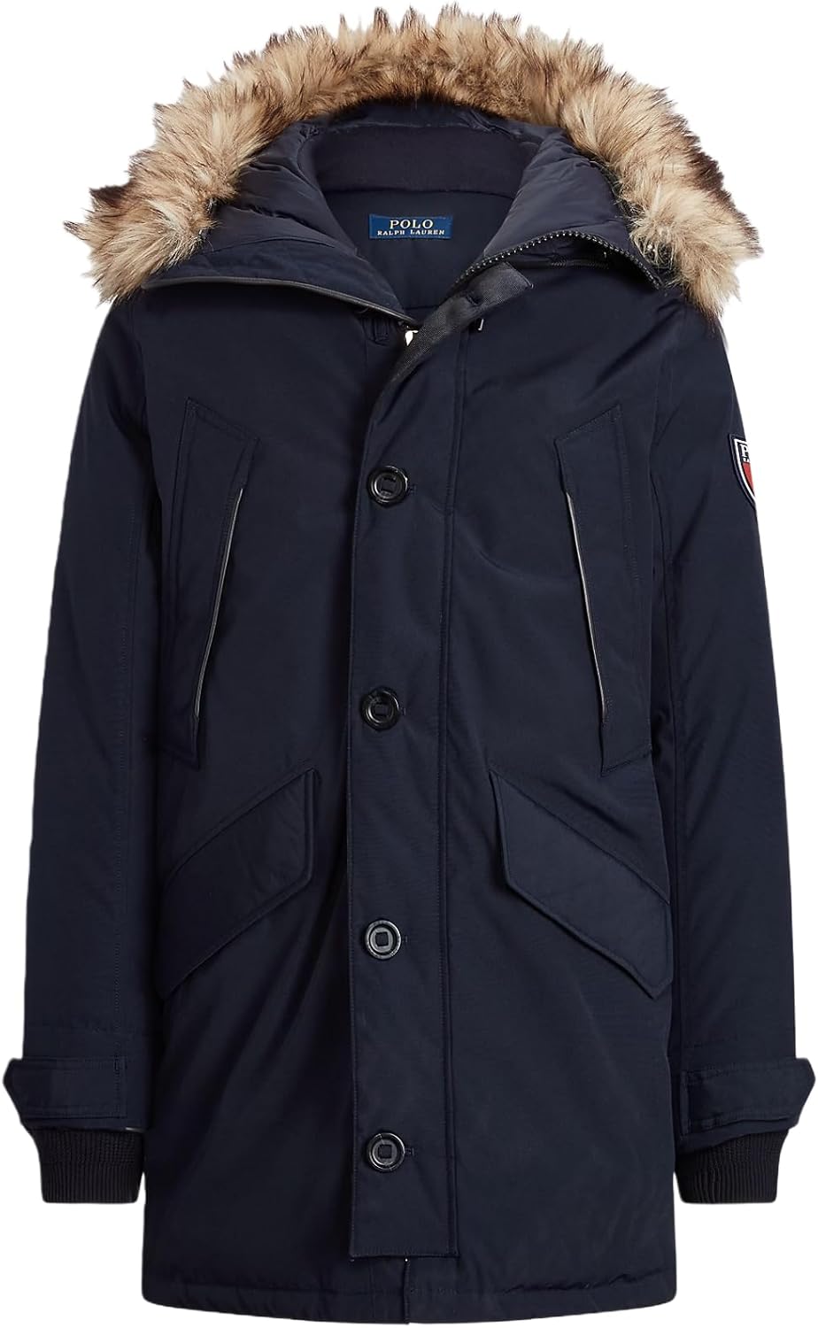 POLO RALPH LAUREN мужская водоотталкивающая парка с отделкой из искусственного меха и утеплителем down, Collection Navy
POLO RALPH LAUREN мужская водоотталкивающая парка с отделкой из искусственного меха и утеплителем down, Collection Navy