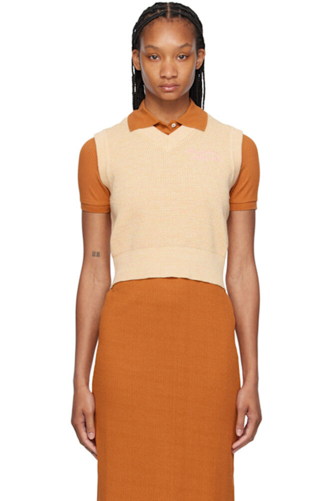 Желтый жилет для почерка Maison Kitsuné
Желтый жилет для почерка Maison Kitsuné